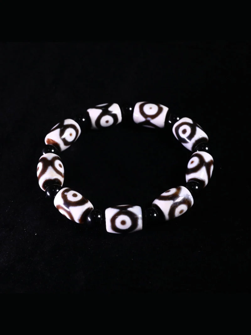 Protective Energy Dzi Tibetan Treasures Bracelet