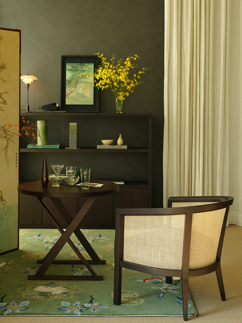 Jade Rabbit Osmanthus Tibetan Wool Rug