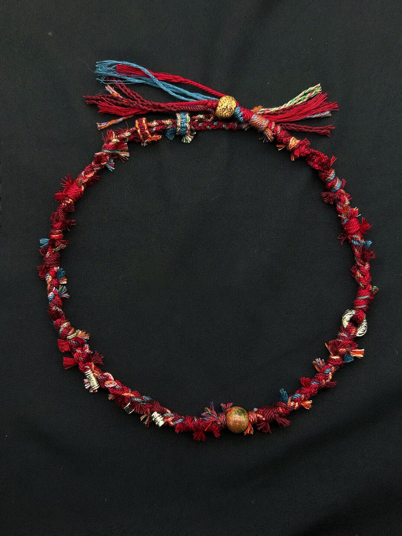 Protection Guardian Spirit Handwoven Cotton Bracelet
