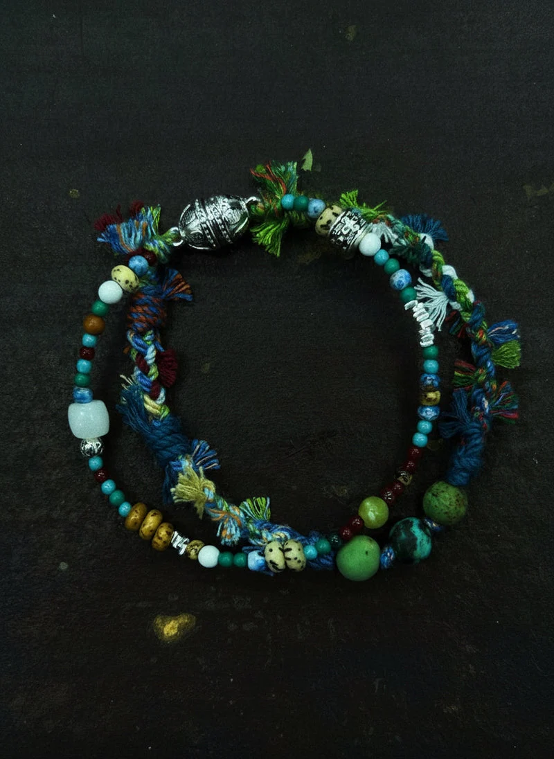 Courage Flame Woven Bracelet