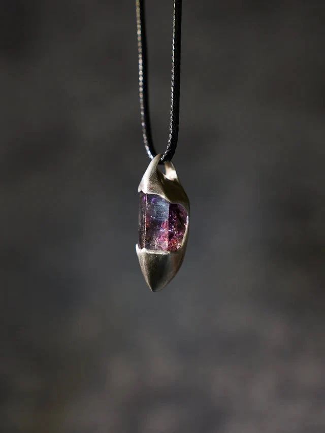 Calm Sevenfold Resonance Super Seven Amethyst Necklace