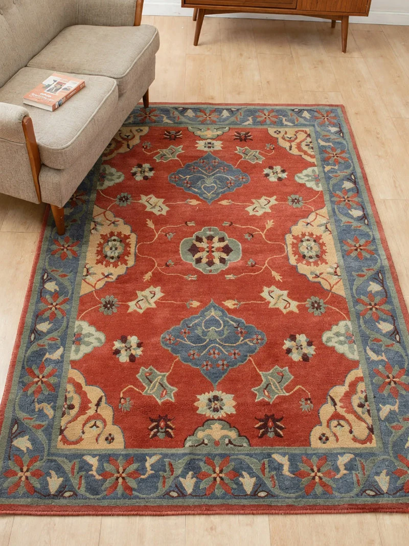 Pema Lotus Tibetan Wool Rug