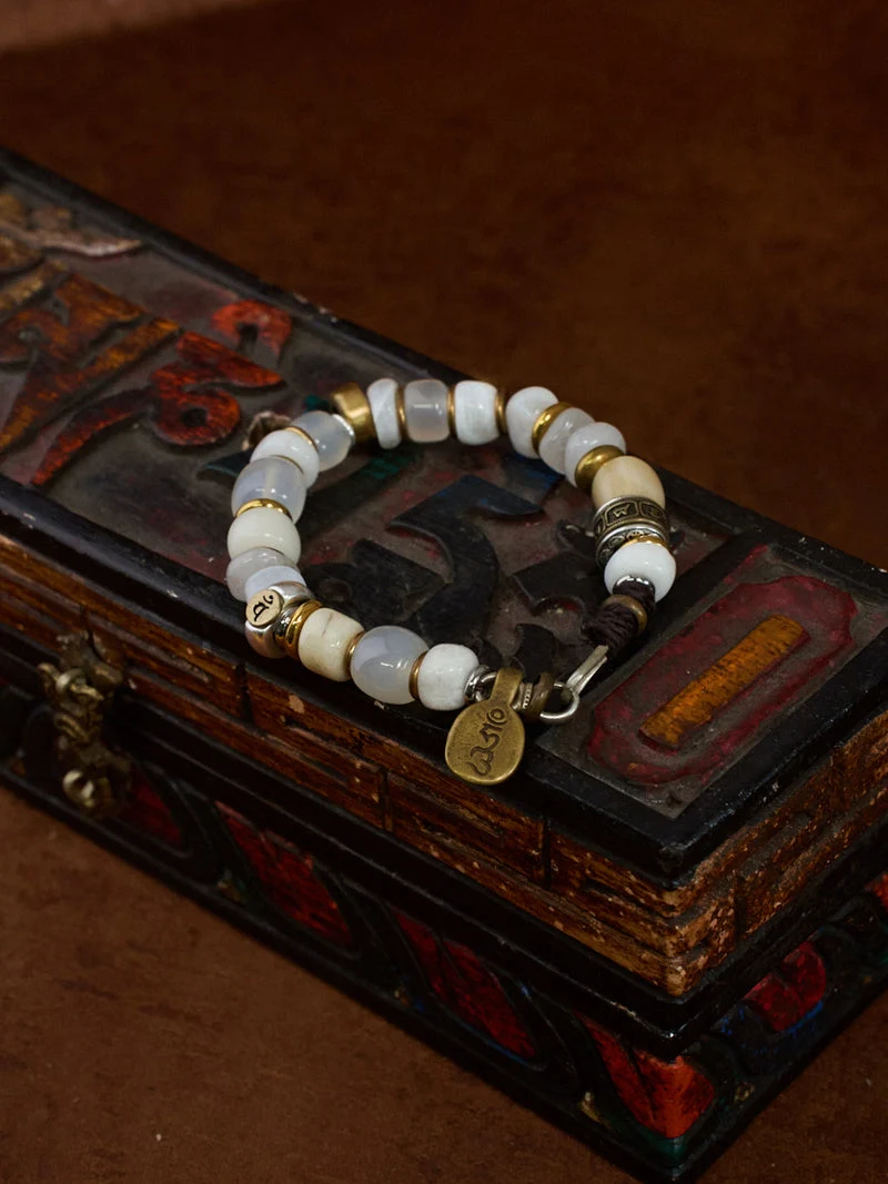 Sheep & Monkey Zodiac Guardian Tibetan Handmade Bracelet & Necklace