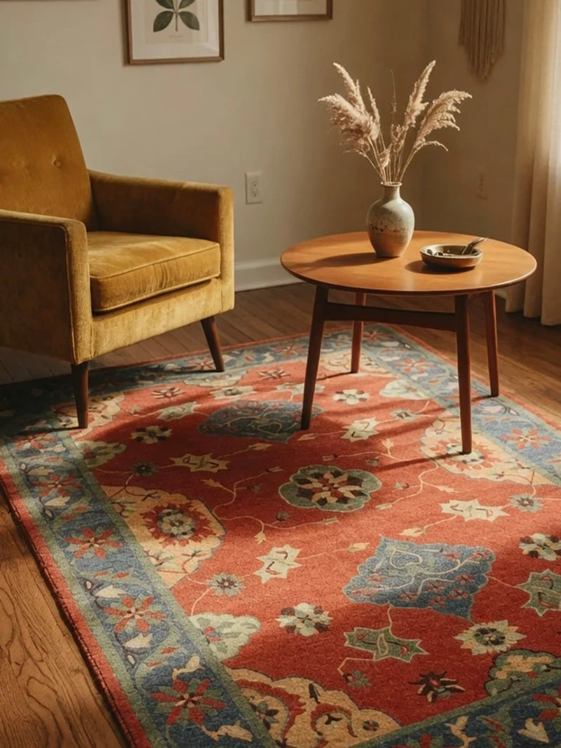 Pema Lotus Tibetan Wool Rug