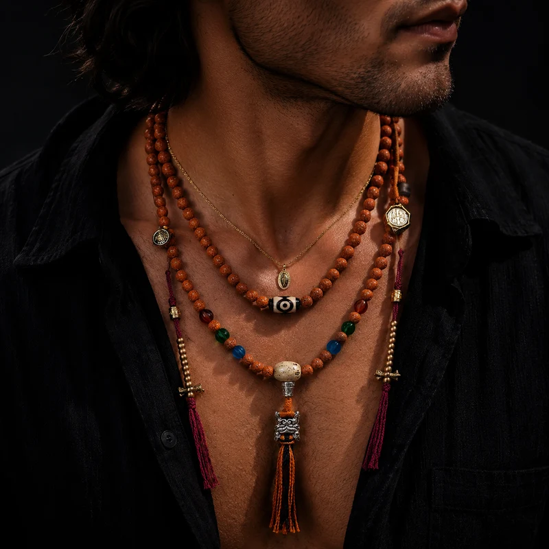 Bodhi Seed and Agate Harmony Bracelet | Wisdom, Peace, and Strong Connections