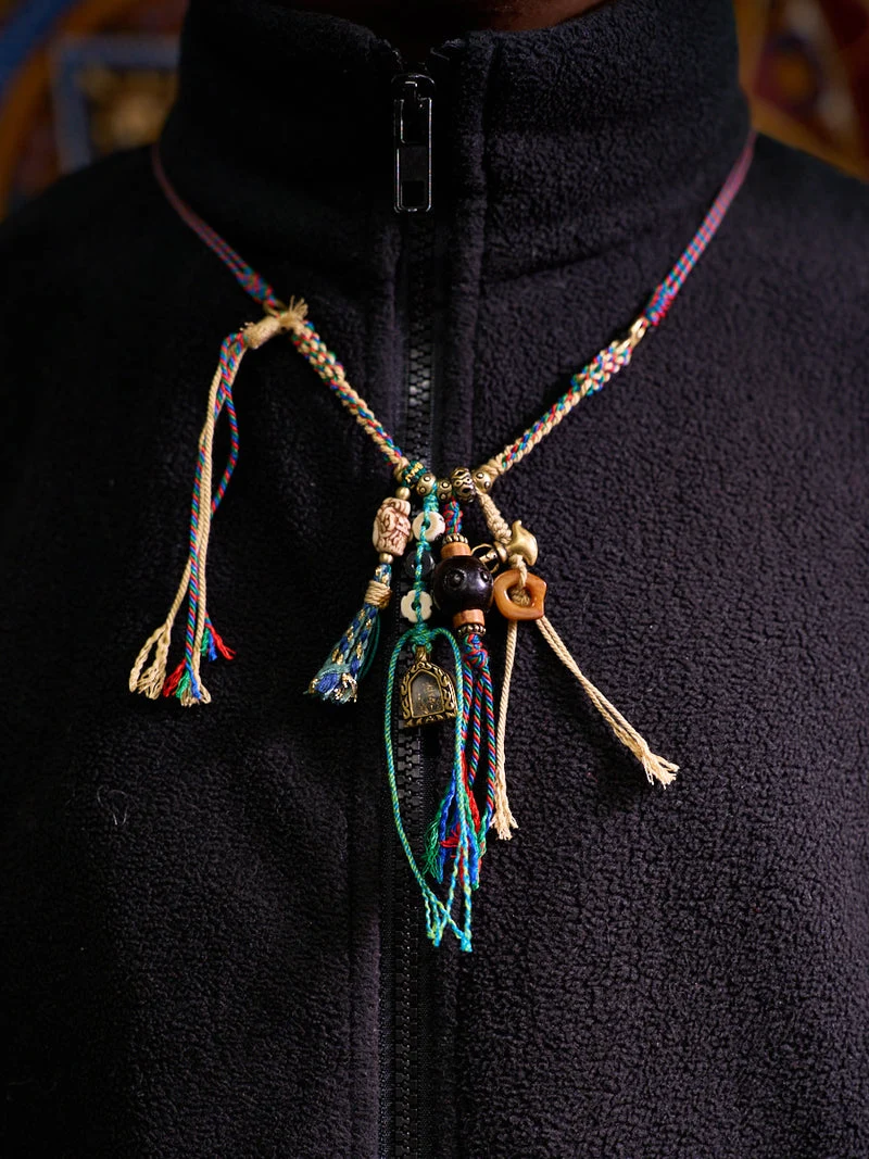 Obsidian Blessing Amulet Necklace