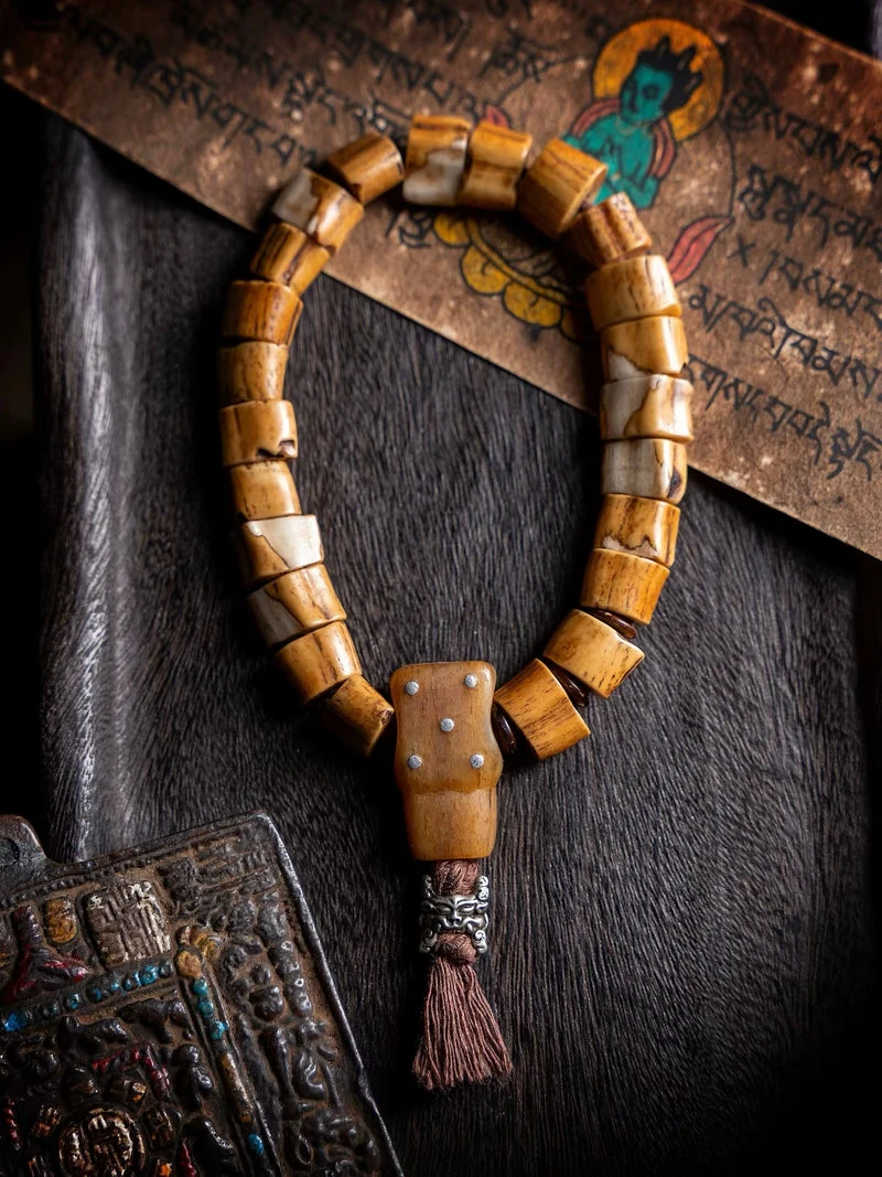Dice of Destiny Deer Antler Bracelet