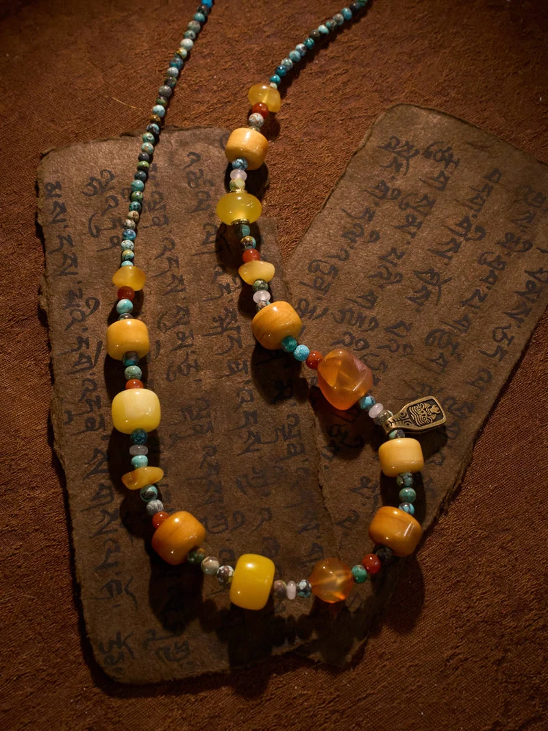 Wealth Protection ZakiRam Multi-Stone Necklace