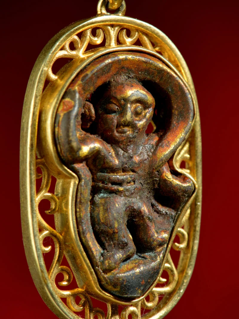 Vajra Guardian Thokcha Gold-Plated Sterling Silver Necklace