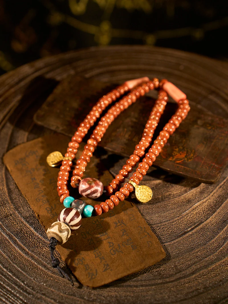 Golden Energy Sandstone Necklace