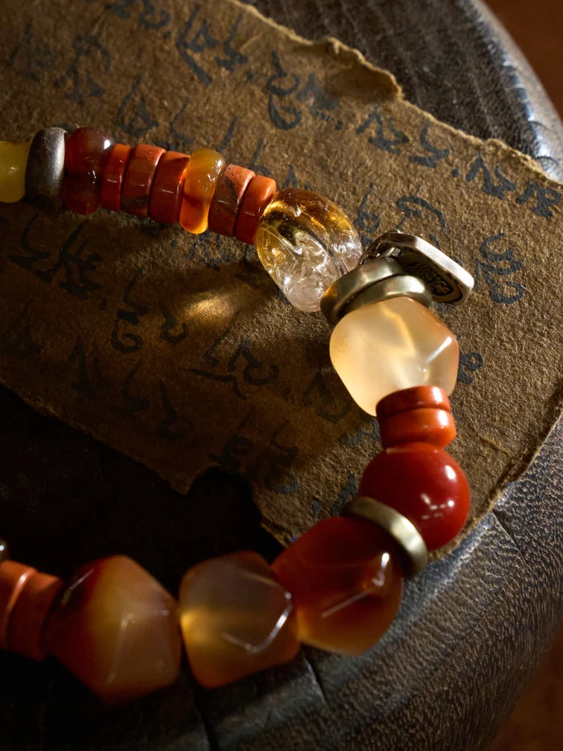 Zaki Temple · Wealth Protection ZakiRam Agate Bracelet