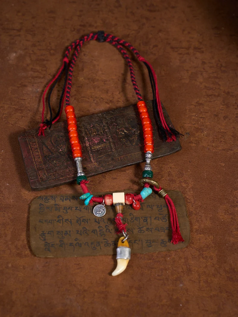 Nomadic Wolf Fang Guardian Necklace