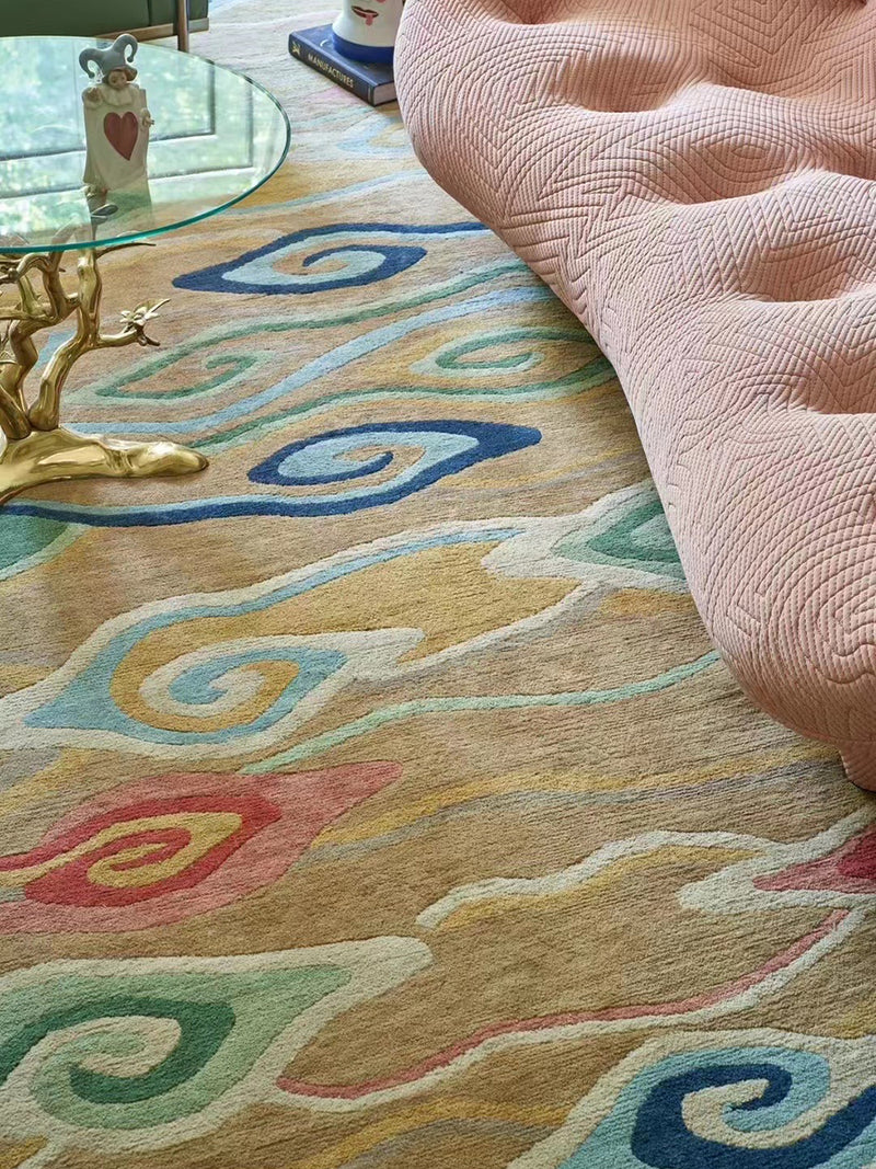 Ruyi Cloud Tibetan Wool Rug